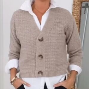 Universal Thread Button-Front Knit Cardigan